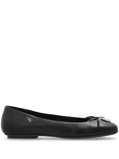 FURLA LOGO-PLAQUE BALLET FLATS