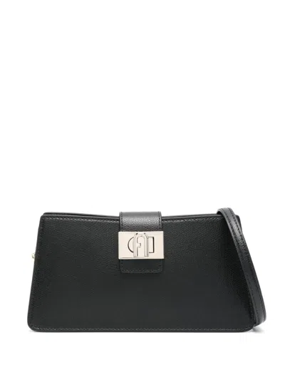 Furla Logo-plaque Crossbody-bag In Black