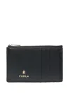 Furla Logo-plaque Detail Wallet In Black