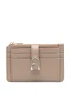 Furla Logo-plaque Leather Wallet In Neutrals