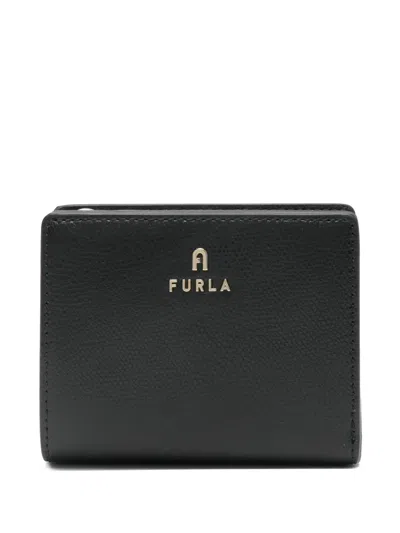 Furla Logo-plaque Wallet In Black