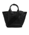 Furla Piuma Tote Bag With Adjustable Strap And Handles In Black