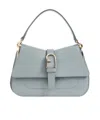 Furla Logo Shoulder Bag In Blue