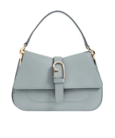 Furla Logo Shoulder Bag In Blue