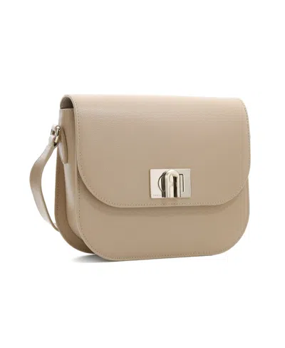 Furla Logo Shoulder Bag In Nude