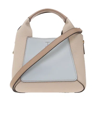 Furla Logo Shoulder Bag In Nude