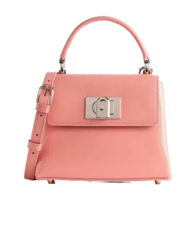 Furla 1927 Arch Tote Bag Mit Logo In Pink