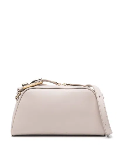 Furla Logo-stamp Cross Body Bag In Neutrals