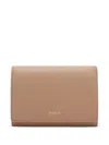 Furla Logo-stamp Wallet In Neutrals