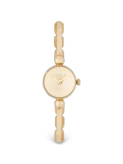 Furla Logo-appliqué 20mm Watch In Gold