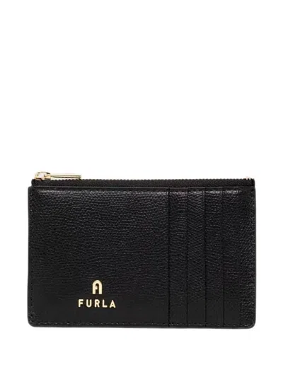 Furla Logo-plaque Wallet In Black