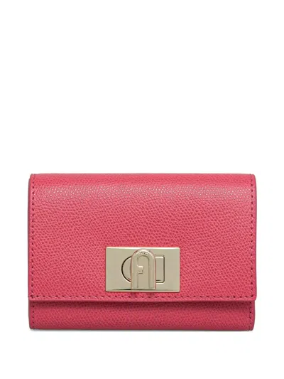 Furla Logo-plaque Wallet In Pink