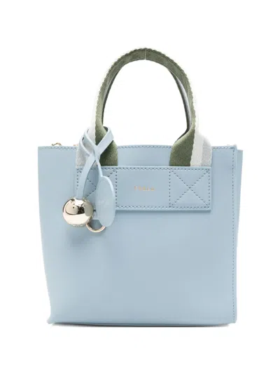 Furla Logo-print Panelled Tote Bag In Pink