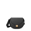 Furla Lotus Foldover Top Crossbody Bag In Black