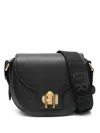 Furla Shoulder Bags With Adjustable Strap And Gold-tone Hardware In Black