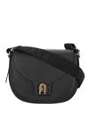 Furla Shoulder Bags With Adjustable Strap And Gold-tone Hardware In Black