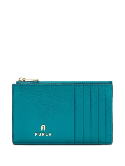 Furla M Camelia Zipped Cardholder In Blue