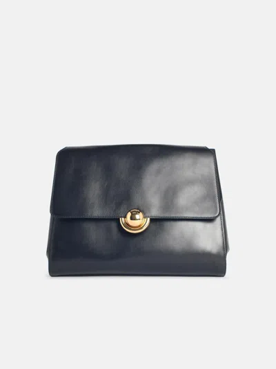 Furla 'm Domus' Black Leather Shoulder Bag