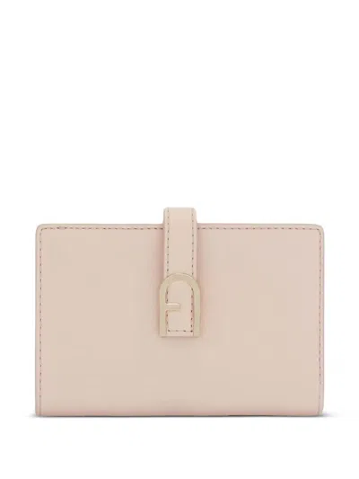 Furla M Flow Compact Wallet In Pink