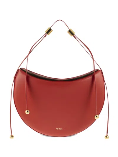 Furla M Moonstone Shoulder Bag In Red