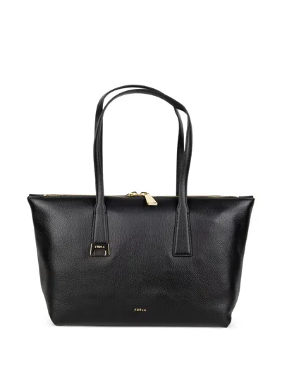 Furla M Olivia Tote Bag In Black