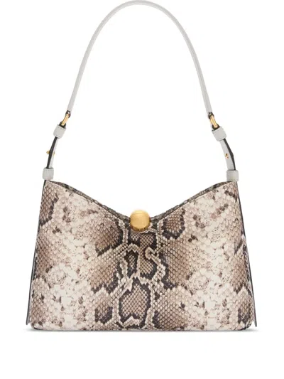 Furla M Sfera Soft Shoulder Bag In Neutrals
