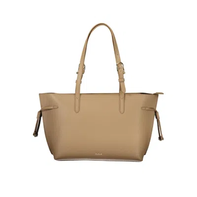 Furla Marrone Leather Woman Handbag In Neutral