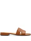 Furla Marshmallow Mules In Brown