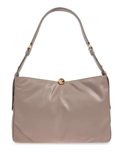 Furla Mauve Shoulder Bag In Nude