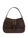 Furla Medium Flow Tote Bag In Brown