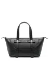 Furla Medium Giove Leather Tote Bag In Black