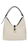 Furla Medium Goccia Shoulder Bag In Black/natural