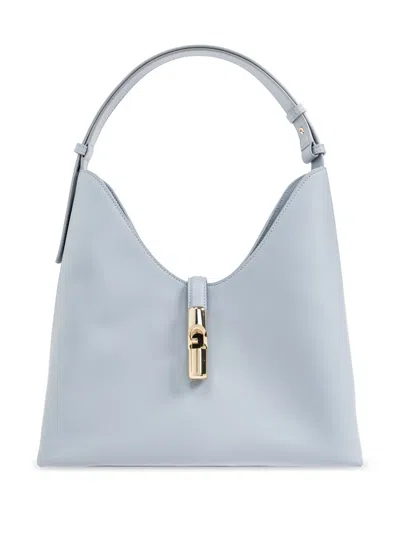 Furla Medium Goccia Shoulder Bag In Blue