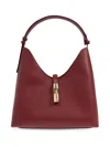 Furla Structured Top Handle Shoulder Bag In Red