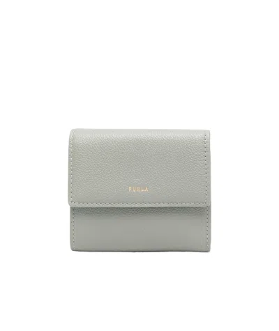 Furla Medium Goccia Wallet In Gray