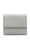 Furla Goccia M Compact Wallet Bags In Grey