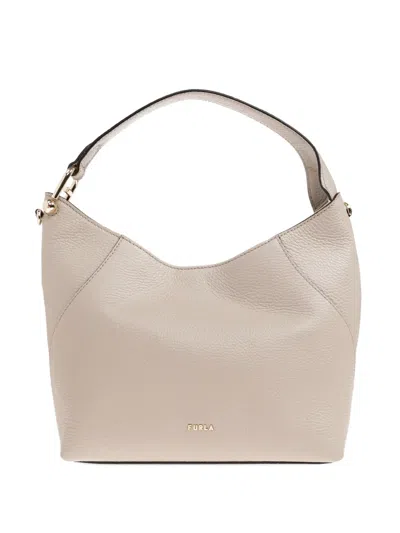Furla Medium Lara Shoulder Bag In Neutral