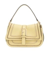 Furla Medium Logo Shoulder Bag In Yellow