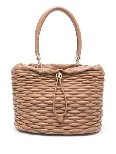 Furla Medium Mionido Tote Bag In Brown