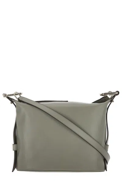 Furla Medium Nuvola Top Zipped Shoulder Bag In Green
