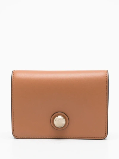 Furla Medium Sfera Wallet In Brown