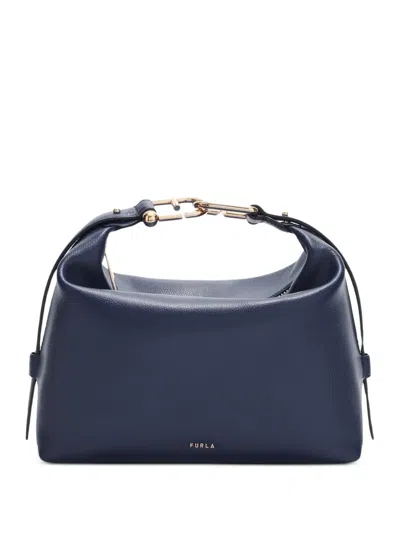 Furla Medium Tonie Shoulder Bag In Blue