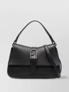 Furla Medium Top Handle Bag With Adjustable Strap In Black