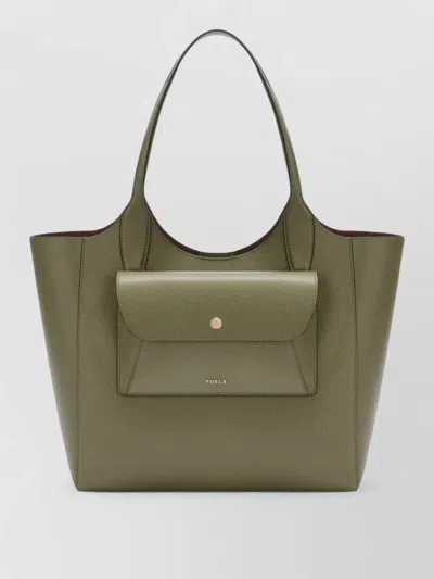 Furla Medium Tote Bag Top Handles Pocket