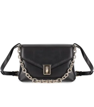 Furla Meridiana M Black Crossbody Bag