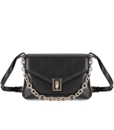 Furla Meridiana M Black Crossbody Bag