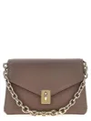 Furla Adjustable Chain Strap Shoulder Bag With Gold-tone Hardware