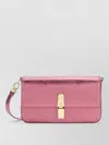 Furla Metallic Cross-body Bag Adjustable Strap In Pink