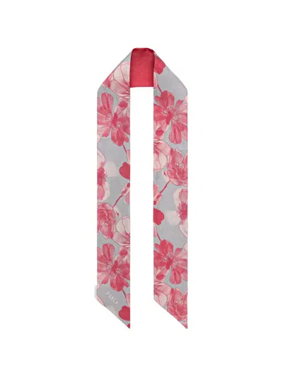 Furla Metropolis Floral-print Silk Bandeau In Multi