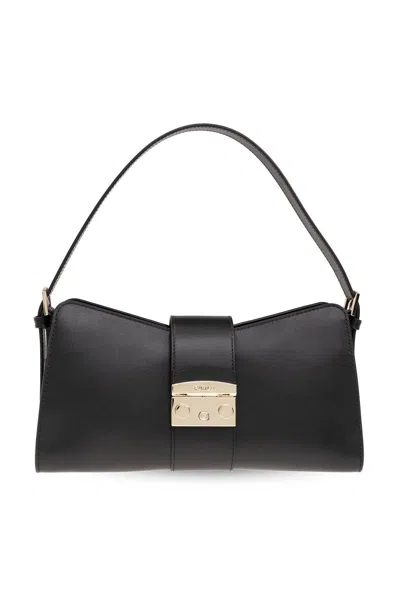 Furla Metropolis Medium Shoulder Bag In Nero